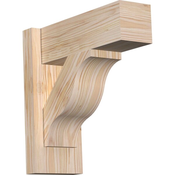 Ekena Millwork Funston Block Smooth Outlooker, Douglas Fir, 5 1/2"W x 14"D x 14"H OUT06X14X14FST05SDF - main